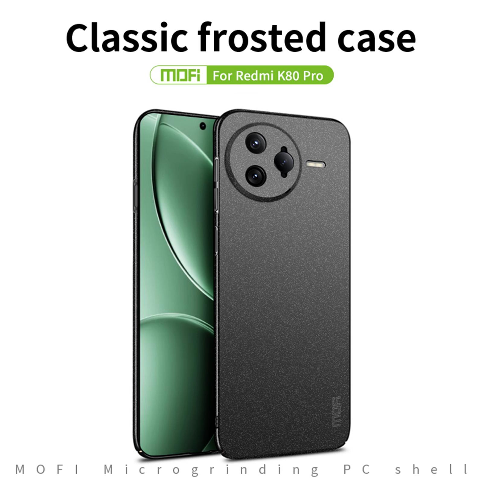 

For Xiaomi Poco F7 Ultra 5G/Redmi K80 Pro 5G PC Case MOFI Shield Matte Series Slim Fit Phone Cover Blue