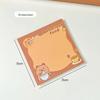 Guinea Pig Cartoon Tearable Sticky Notes - Cute, Non-Adhesive, Square Notebook for Students