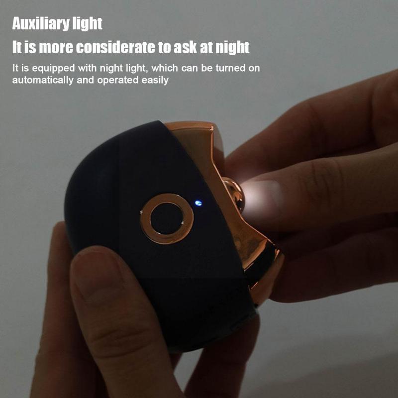 USB-elektrischer Nagelknipser mit LED-Licht, automatischer 2-Gang-Nagelschleifer-Trimmer für Baby-Erwachsene, Mini-Maniküre-Werkzeuge