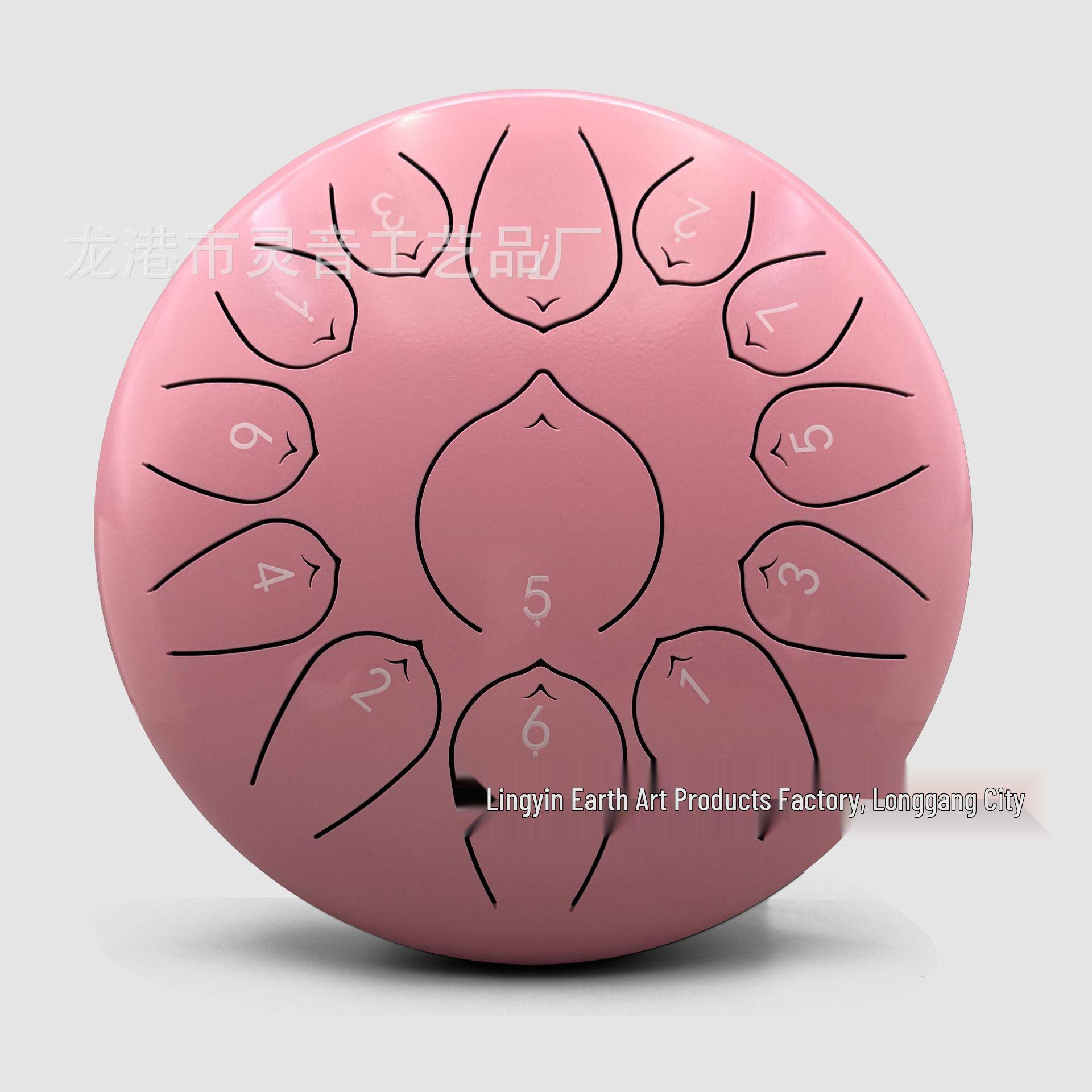 10-inch 13-tone Lotus Ethereal Hand Drum for Beginners - Colorful Children s Percussion Instrument