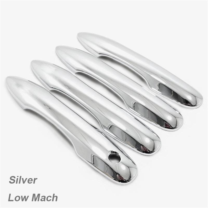 For Toyota Yaris Cross     2024 ABS Glossy Black Car Door Handle Cover Trims Sticker Car Styling Accessories