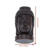 Hall Crafts Wood Tathagata Buddha Statue India Miniature Sakyamuni Statue Shakyamuni Creative Buddha Head Crafts Blessing
