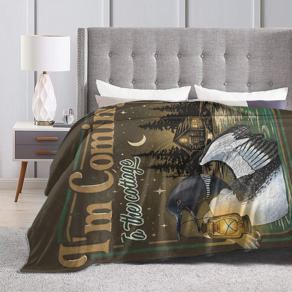 Heated Rivalry I'm Coming To The Cottage Blanket Cover Team Hollanov Flannel Throw Blanket Air Conditioning Printed Bedspreads