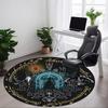 1PC The One Ring Office Round Rug, Non-slip, Soft and Durable Office Rug for Interior Decoration, Perfect for Office, Beautiful Decoration