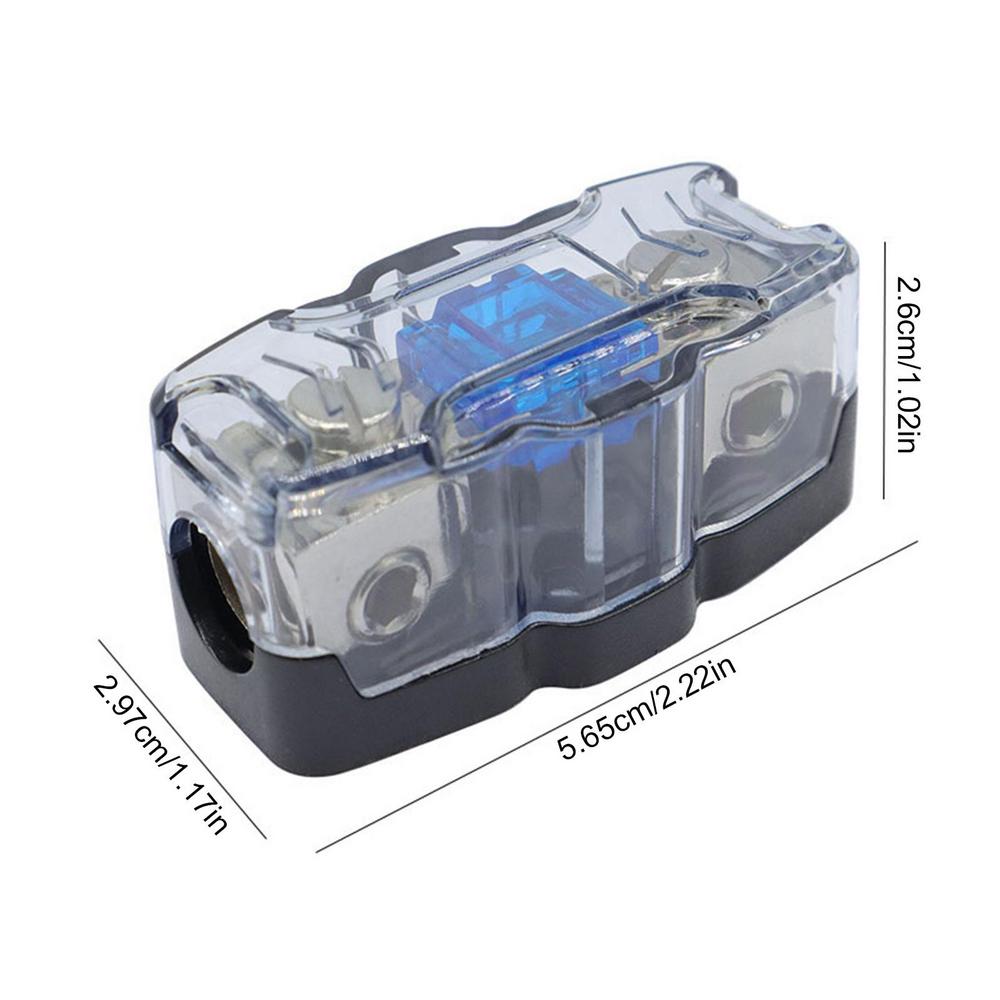 Fuse Block LED Indicator Fuse Block Panel Fuse Block 4 Circuit With Ground And Cover Waterproof Bus Fuse Box Marine Fuse Panel