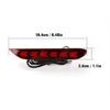 LED Rear Bumper Lights for Nissan Altima Rogue Sport QASHIQAI Infiniti Q50 Q70 Reflector Tail Brake Lamp Driving Light