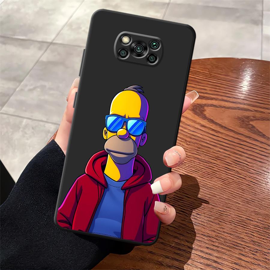 

Забавный чехол S-simpsons для Xiaomi Poco F8 C61 F3 C71 X3 X4 X5 X7 Pro C50 M3 M4 M7 Pro F1 C75 M5 Funda Чехол для телефона Poco F7 Pro