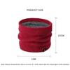 Knitted Scarf Fashion Soft Winter Warm Solid Cold-proof Collar Neck Warmer Thick Headband Ski Mask Men Women Plush Tube Scarf