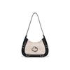 Mickey Cute Mickey Logo Modern Trajectory Fashionable Versatile High-Value Unique Design Women Shoulder Bag White Black BMK-71486B