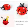 Ladybug Toothbrush Holder Cute Cartoon Animal Toothbrush Toothpaste Wall Suction Holders Rack for Kids Container Organizer