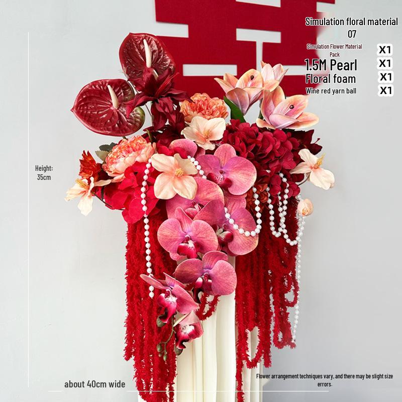 Monet Garden Style Floral Art for Romantic Wedding Decor