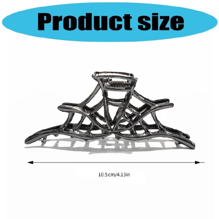 Stylish Hair Clip Fashion Hair Accessory Trendy Spiders Web Shape Headwear Easy to Use for Adding Charm to Any Outfit