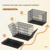 Medium/Large Dog Cage with Toilet - Indoor/Outdoor Pet Fence for Golden Retriever, Shiba, Teddy, and Kittens