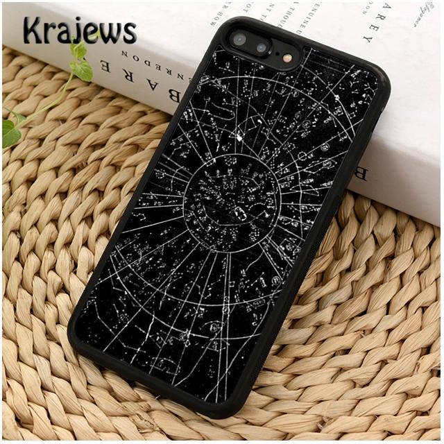Krajews Starry Night Constellations stars universe Phone Case For iPhone 17 Air 16 15 14 plus 11 12 13 pro max Fundas