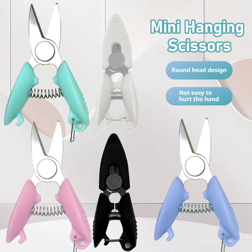 1pcs Mini Pocket Scissors Threading Craft Cross Stitch 2026 Thread Multi-Functional Embroidery New Metal Portable Trimmer O B9Z0