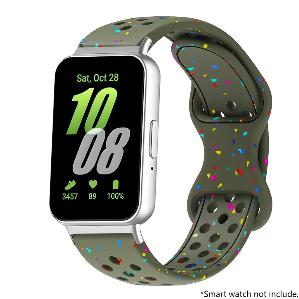 Silikonarmband für Samsung Galaxy Fit 3 Armband Sport Ersatz-Armband für Samsung Galaxy Fit 3 Band Zubehör