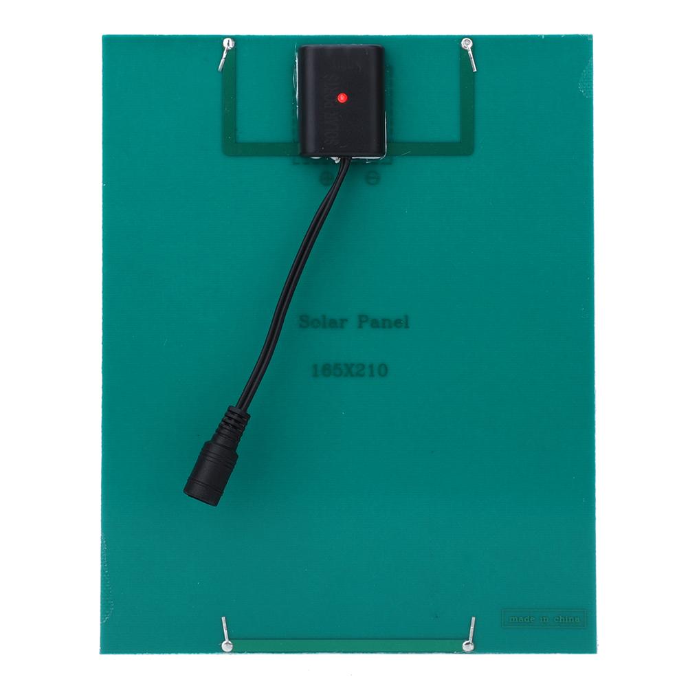 6,5 W 12 V 5 V Tragbares Solarmodul für Handy-Solarenergie-Batteriestrom-Autoladegerät