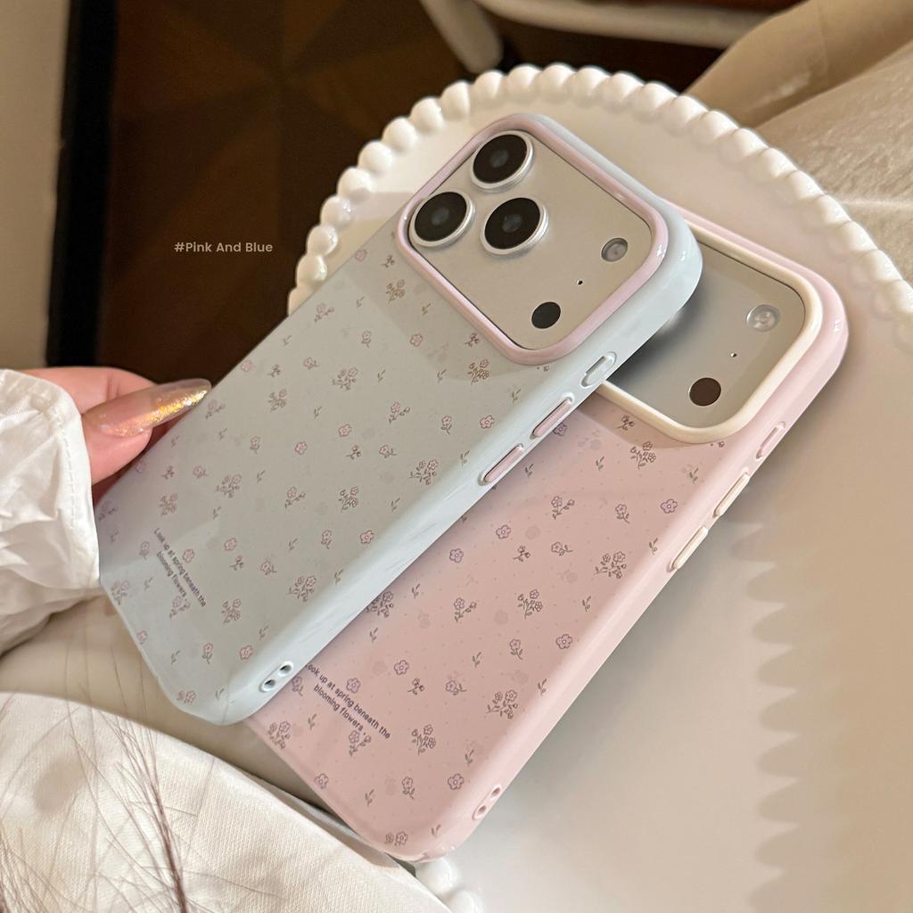 Spring and summer floral pattern iPhone 17 Pro Max phone case, iPhone 16 fresh style, 14 shockproof, 13 compatible, 15 soft case