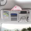 Car Sun Visor Point Storage Pocket Pouch Bag Card Glasses Storage For Mercedes Benz AMG class W205 W203 GLC GLK W206 W220 A180 AT5