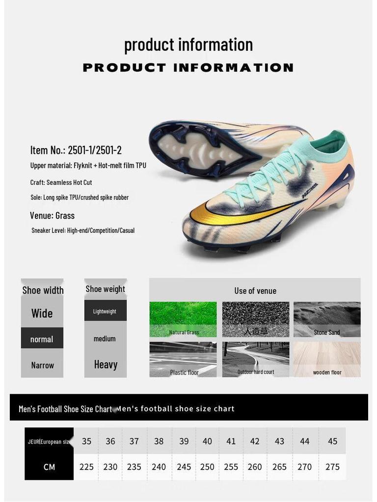 Unisex Youth Football Cleats