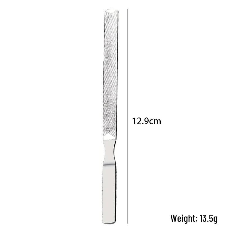 Stainless Steel Pedicure Knife Set: Dual-Headed Nail Pick with Razor, Foot File & Exfoliating Tool