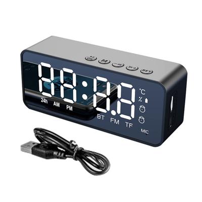 G50 Einzigartige Praktische Einfache Design Langlebig 2-in-1 Multifunktionale Bluetooth-kompatibel Lautsprecher Wecker für Büro Sound box