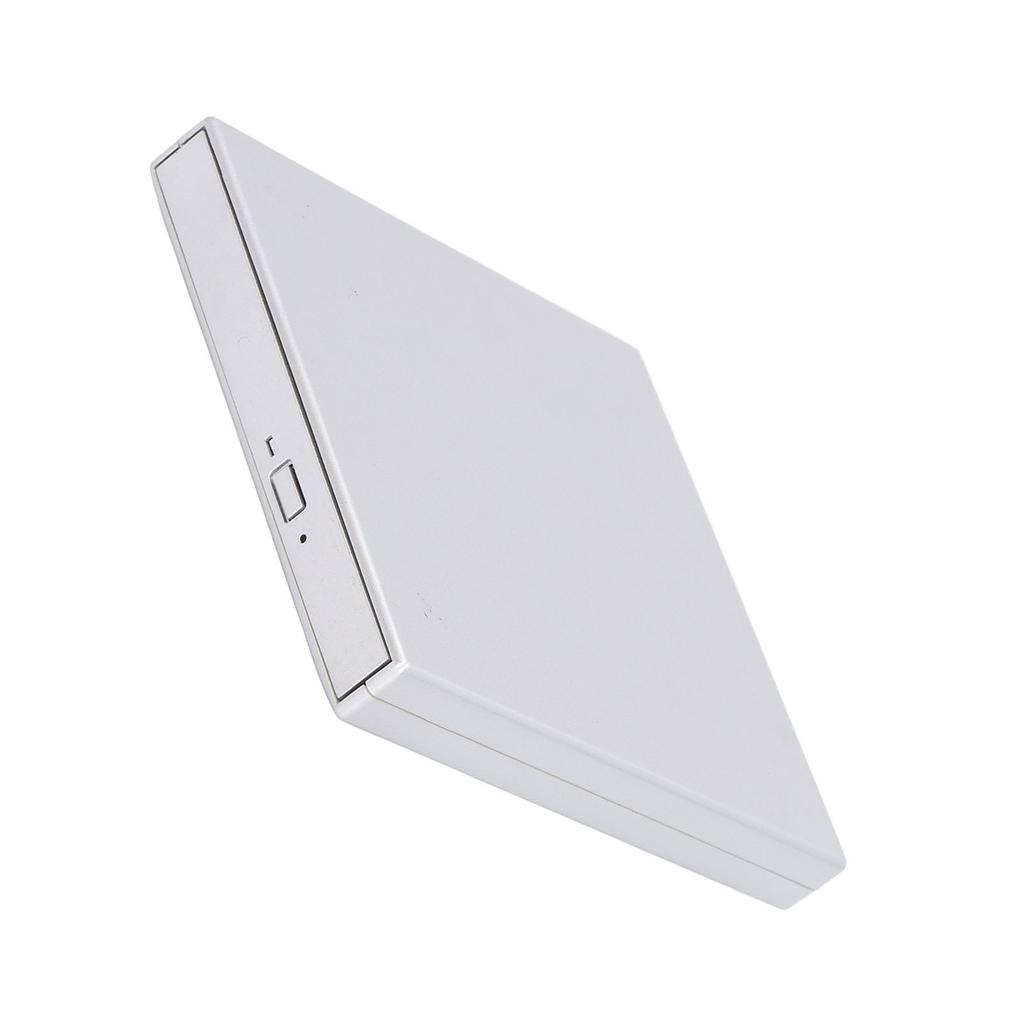 External CD DVD Drive Player High Speed Flexible CD DVD Burner External Optical Drive for Laptop Silver