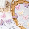 5pcs Mother's Day Embroidered Butterfly Cake Picks Birthday Dessert Table Baking Decoration Accessories
