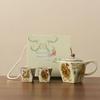 Shangqi Golden Rooster Teapot Set