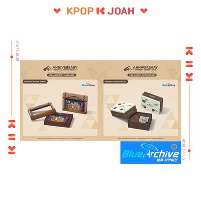 BLUE ARCHIVE 4º ANIVERSÁRIO OST (CD / KIT Pacote de Álbum)