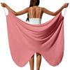 Women's Solid Beach Cover Up Cross Strap Wrap Dress for Swimsuit Lightweight Bathing Suit Outerwear for Vacation Resort