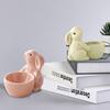 Egg Cups for Soft Boiled Eggs, Easter Egg Holder Soft Boiled Egg Cups Creative Egg Display Stand Ceramic Rabbit Bunny Egg Cup Holder for Home Decor