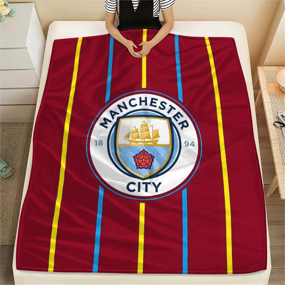 Manchester City Football Club3 Flannel Blanket, High quality Comfortable for All Seasons, Home Decor, Warmth and Comfort