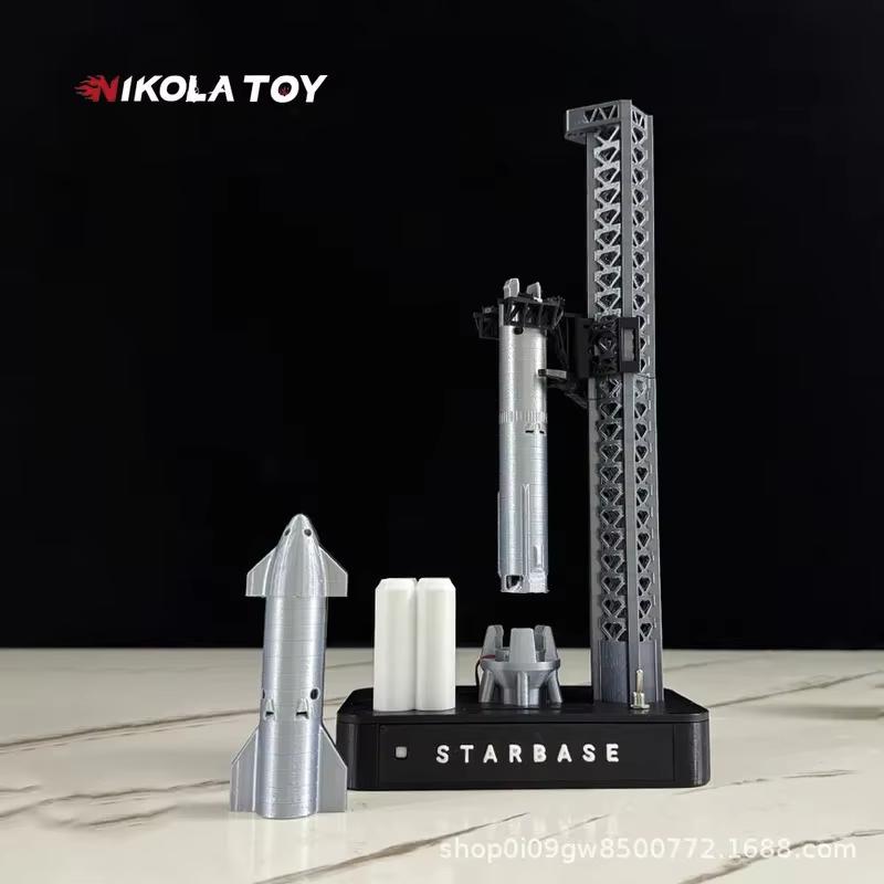 100% Genuine Nikolatoy Spacex Starship Model Humidifier 3d Printed Starship Rocket Humidifier 1/200 Starship Launch Tower Humidi 100 Genuine