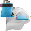 Borsa Multifunzionale Portaoggetti, con Tasca con Chiusura a Velcro, Portatile Resistente in Oxford, Organizer per Contanti Medicine Chiavi per Cappelli Reggiseni Zaini