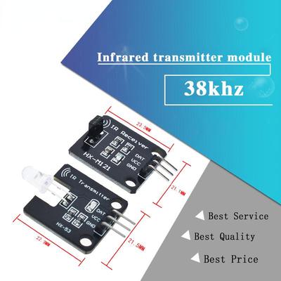 1 set/partij Ir Infrarood Transmitter Module Ir Digitale 38khz Infrarood Ontvanger Sensor Module Voor Arduino Elektronisch Bouwblok