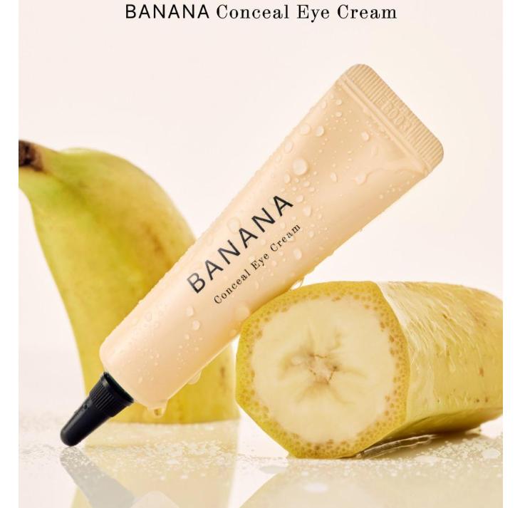 shaishaishai Banana Conceal Eye Cream – Brightening & Wrinkle Care (15g)