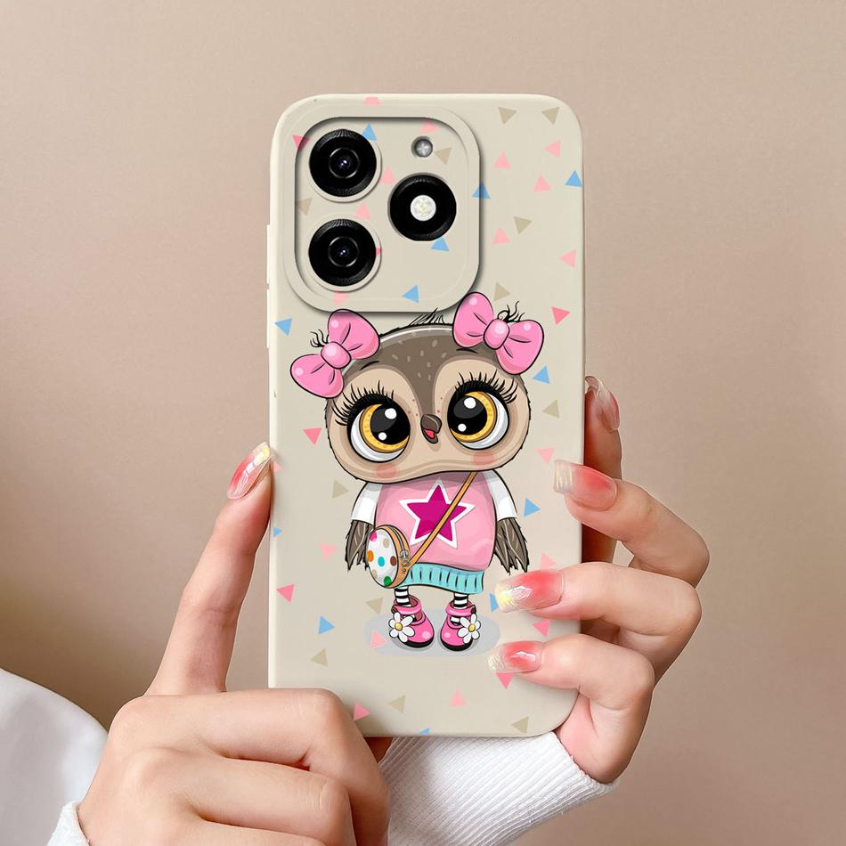 For Infinix Smart 8 Pro Plus Case Simple Heart Liquid Silicone Full Protection Phone Shell For Infinix Smart8 HD Soft Back Cover
