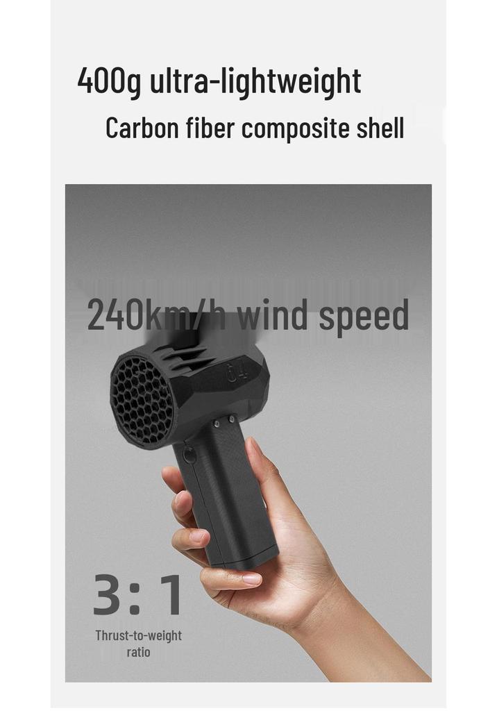 Cross-Border MINI X64 Turbo Fan with 64-Core Brushless Motor and 20W Fast Charging