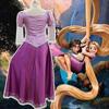 Tangled Cosplay Costume Rapunzel Party Fancy Dress Halloween Carnival Costume for Womens