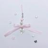 Crystal Beads Five-Pointed Star Hang Tags New Year Jewelry Making Tassels Shell Flower Pendant for Keychain Crafts