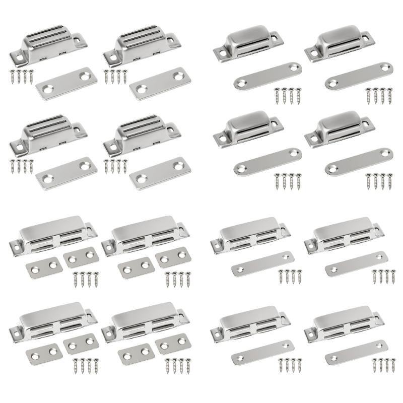 Magneti per Armadio Acciaio Inossidabile Fermaporta Ferramenta con Magnete Forte Cattura Magnetica per Porta per Armadio