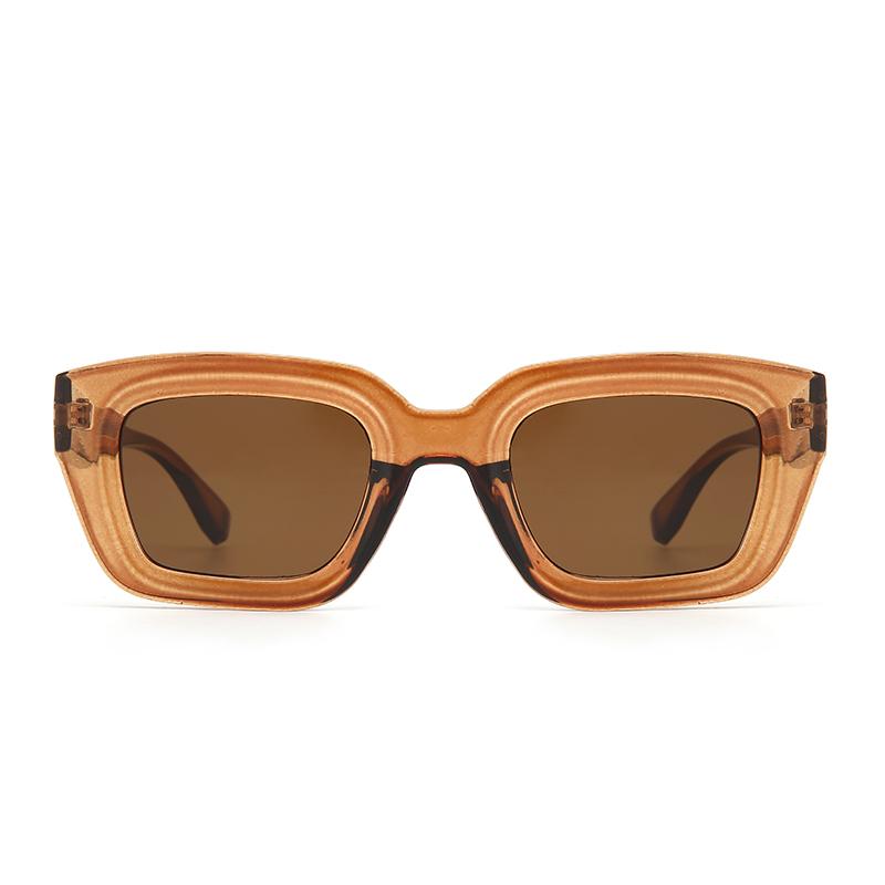 Square Small Frame Fashion Women Sunglasses UV Protective Outdoor Street Model Glasses Trendy Accessory