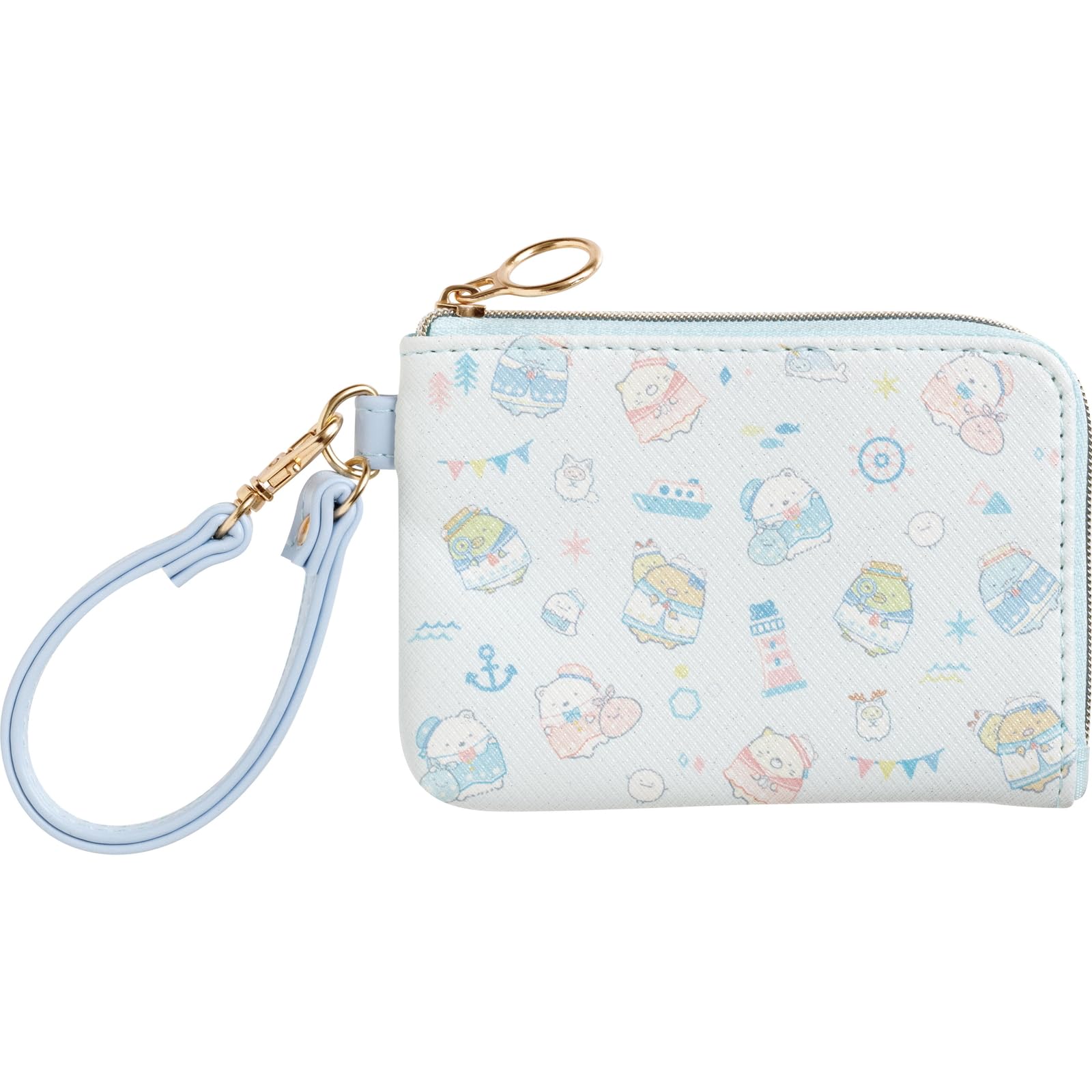 

Сумка Sumikko Gurashi Pass с футляром для монет PB70601 San-X синий