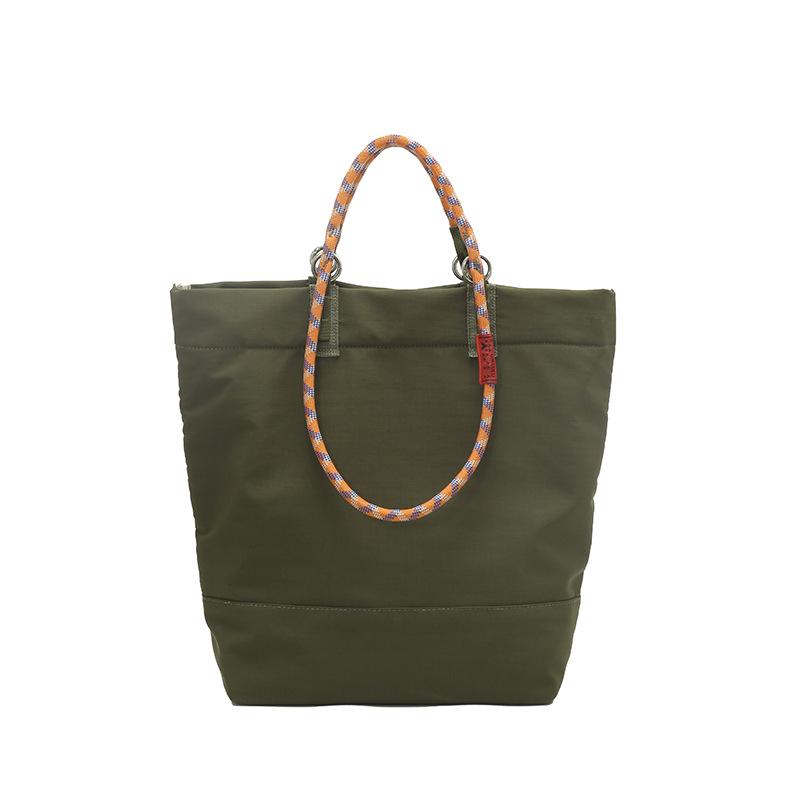 Women's Solid Color Nylon Crossbody Bag - Large Capacity, Versatile Handbag for Work and Commute