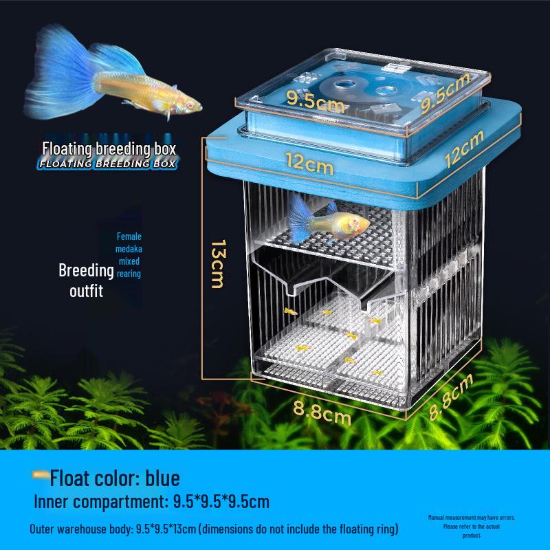 Guppy Breeding Box: Fish Isolation & Hatching Tank for Small Fish Fry & Mother Fish