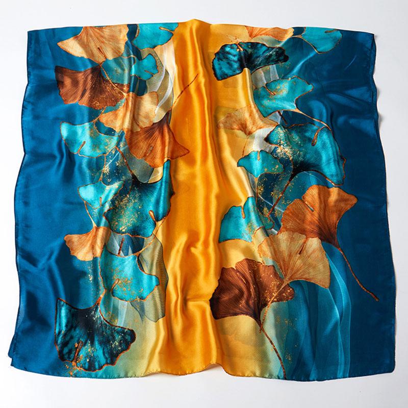 Spring Scarf Women's Luxury Design Polyester Material Smooth Scarf Soft Shawl Beach