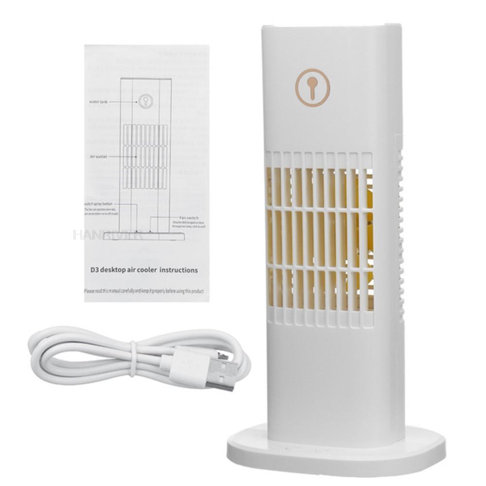 Household Low-noise Air Conditioner Multifunctional Refrigeration Air Cooler Humidifier Portable USB Cooler Desktop Fan