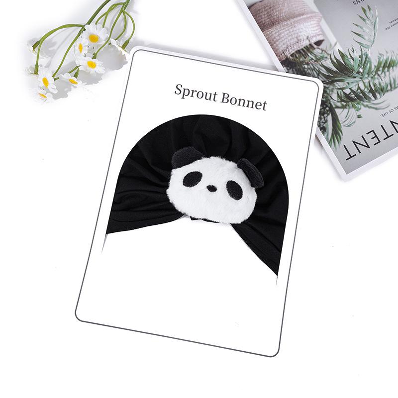 Autumn Style Pure Cotton Cartoon Hat & Sock Set for Newborns - Unisex
