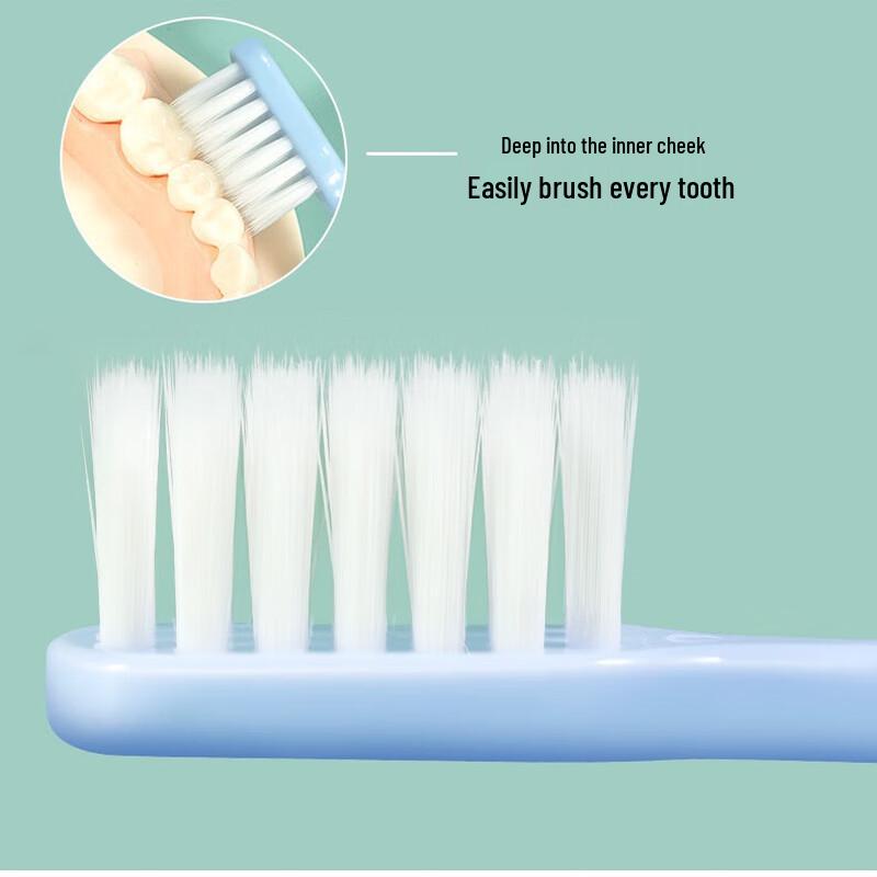FAWNMUM Upgraded Soft Bristle Toothbrush Twin Pack